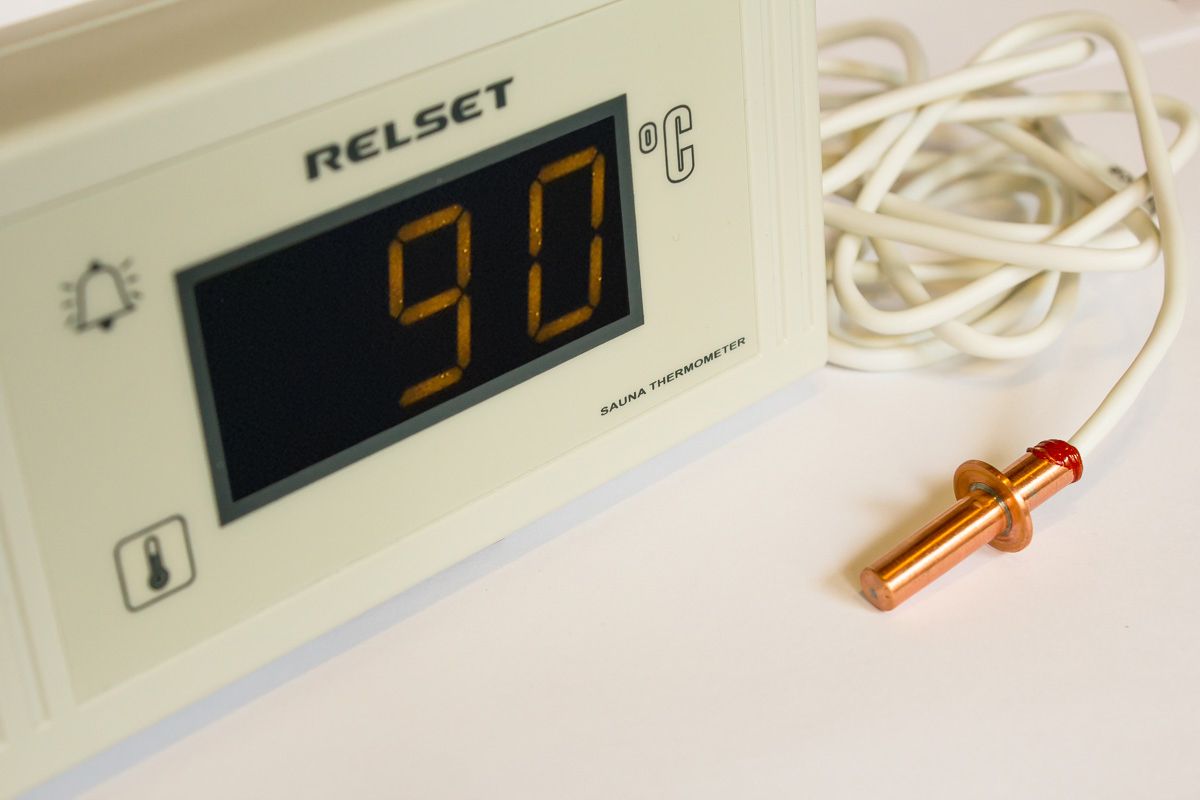 Електронний термометр для сауни