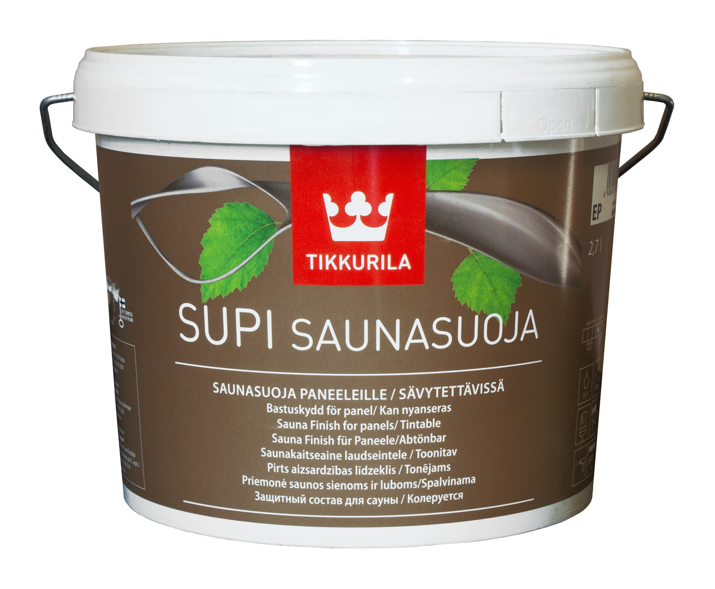 Просочення для сауни Tikkurila Supi Saunasuoja 2,7 л