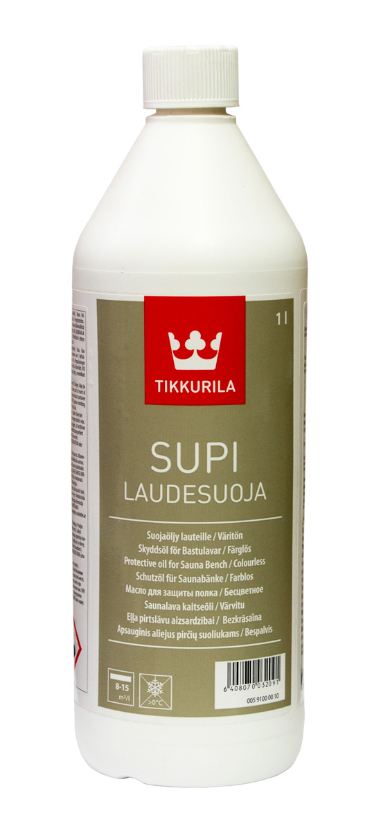 Олія для полок сауни Tikkurila Supi Laudesuoja 1 л