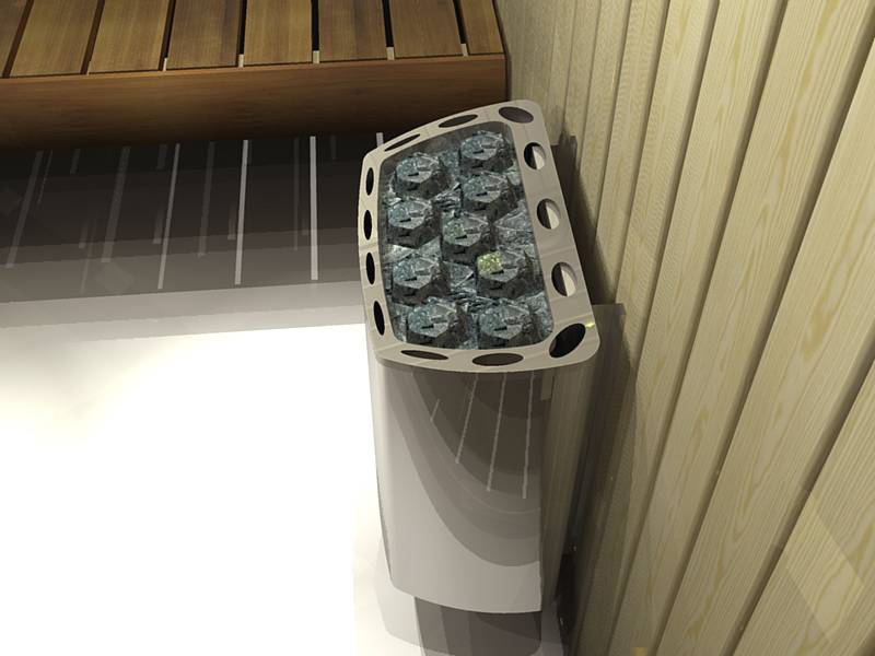 Електрична кам’янка для лазні, бані, сауни електронагрівач SAWO Mini Heater MN-23NS