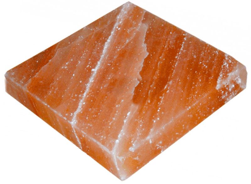Рожева гімалайська сіль в квадратній плитці 20×20×2,5