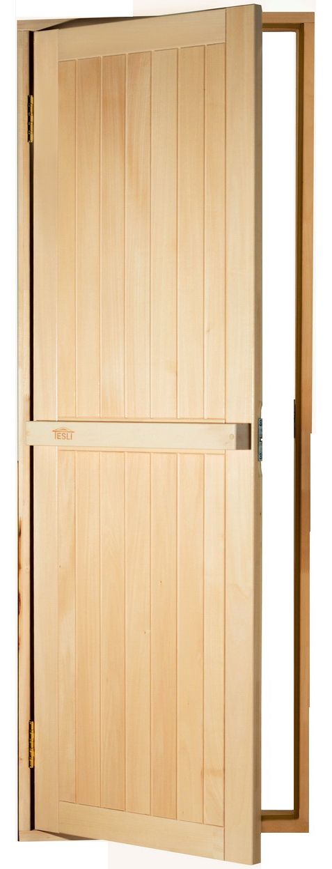 Двері для сауни глухі Tesli 68×188 липа