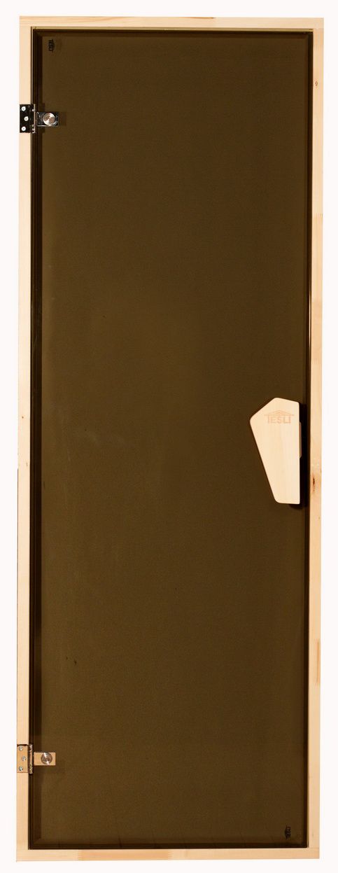Двері для сауни Теслі 0,7×2,0 сткло бронза