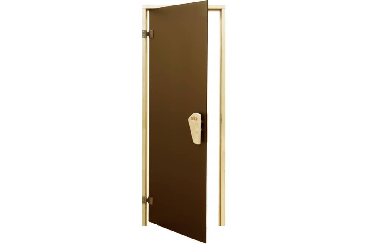 Двері для сауни Tesli Lux 1,88х0,67 із загартованого скла