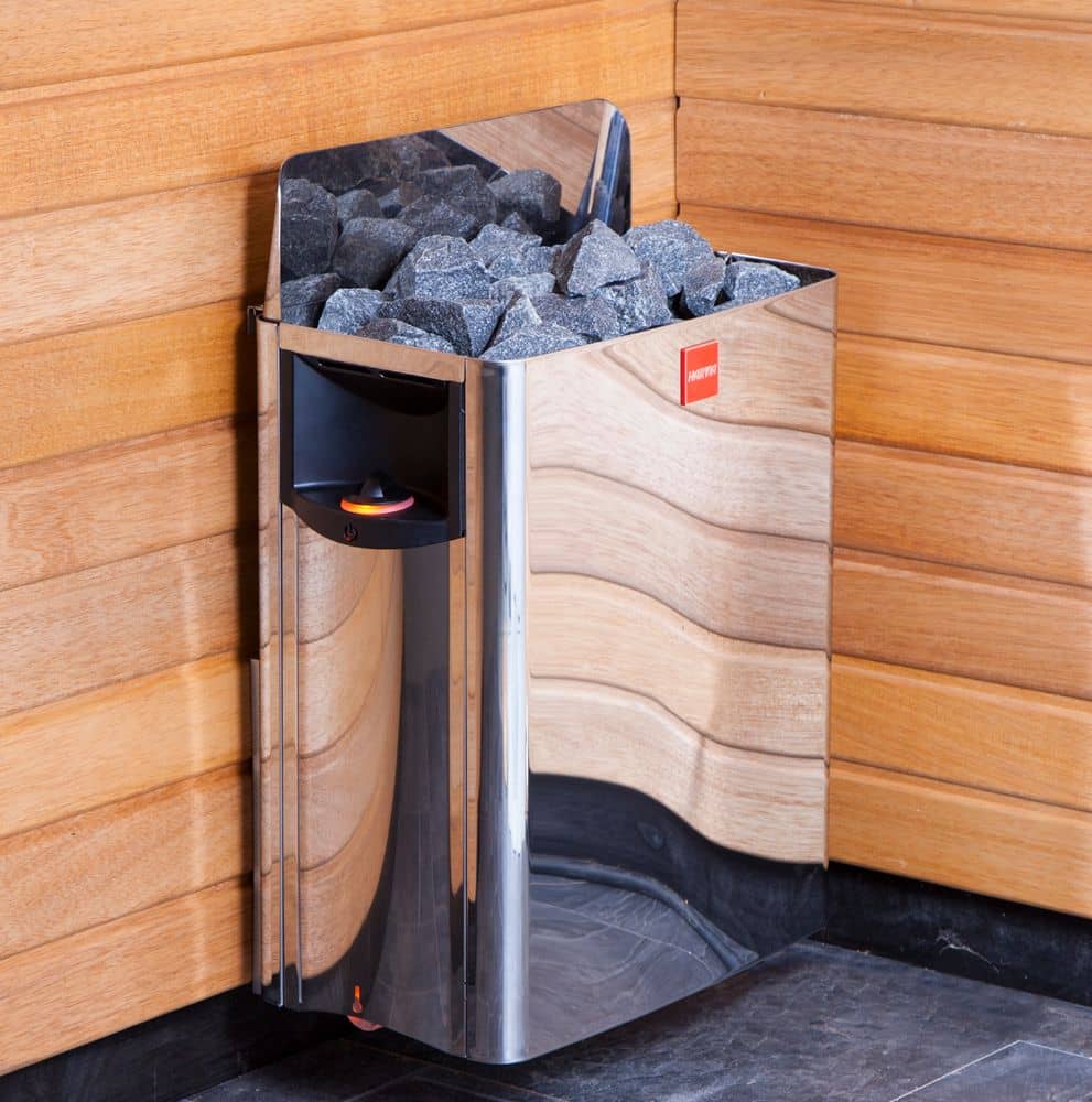 Електрокам'янка Harvia The Wall SW45 4,5 kW сталева в парилці