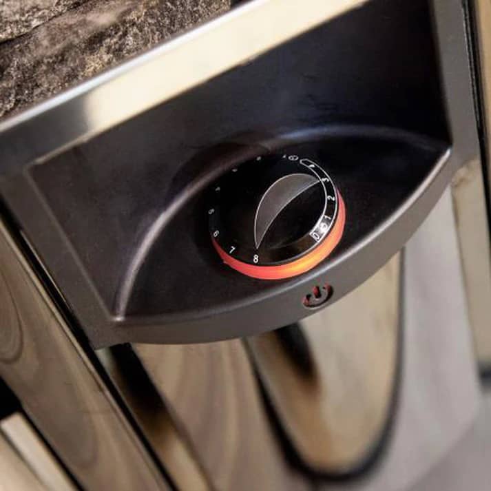 Кам'янка Harvia The Wall SW80 8,0 kW чорна сталь для парилки