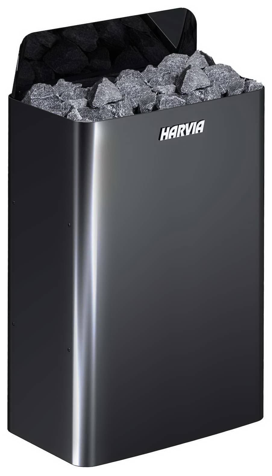 Електрична кам'янка Harvia The Wall SW90E 9,0 kW чорна сталь з виносним пультом