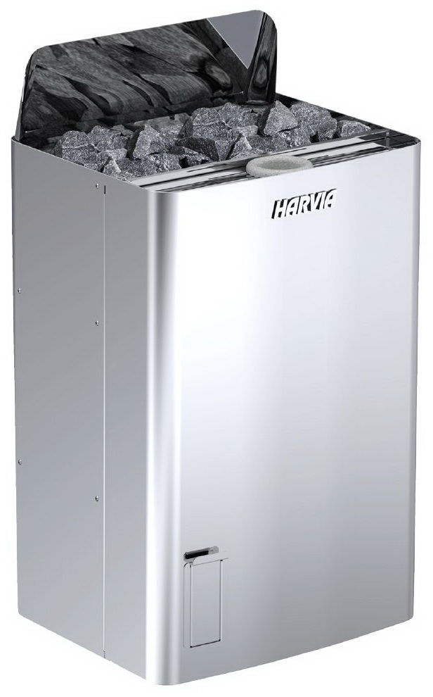 Електрична кам'янка Harvia The Wall Combi SW45S 4,5 kW сталева з парогенератором