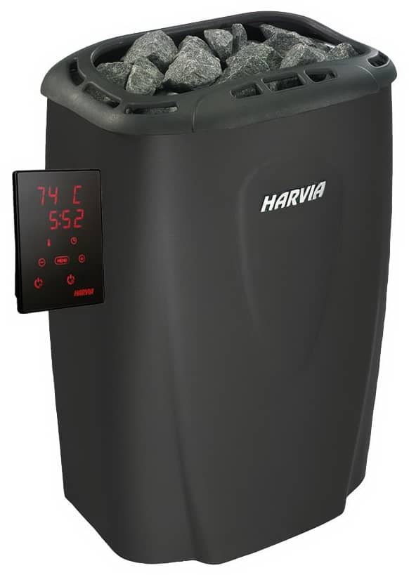 Електрокам'янка Harvia Moderna V60XE 6,0 kW чорна із сенсорною панеллю