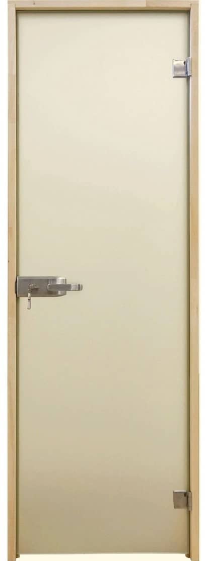 Скляні двері міжкімнатні Tesli Aqua Briz 700х2000 у білому кольорі