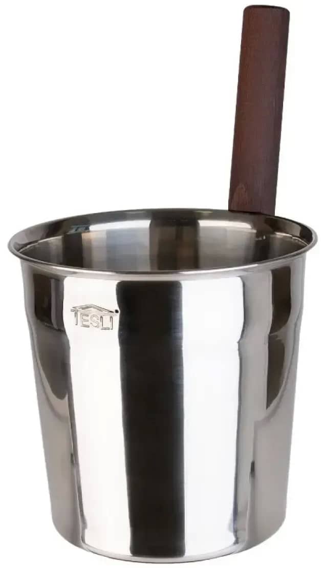 Шайка в сауну Tesli 5 л Steel