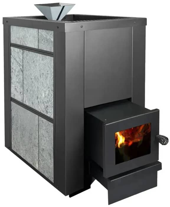 Дров'яна кам'янка для сауни ПАЛ KLE-27 PIT із талькохлорита