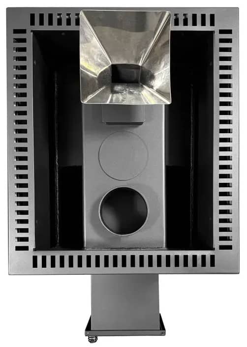 Кам'янка для сауни ПАЛ KLE-27 PIT, тильний вигляд 