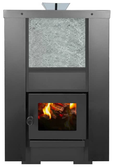 Дров'яна кам'янка для сауни ПАЛ KLE-20 PITx на 40 кг каменів