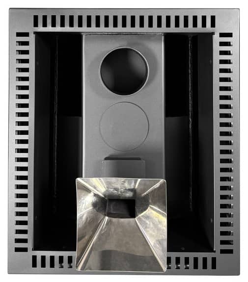 Кам'янка для сауни ПАЛ KLE-20 PITx, тильний вигляд 