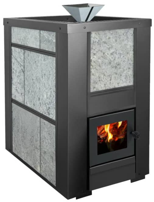 Дров'яна кам'янка для сауни ПАЛ KLE-20 PITx із талькохлорита