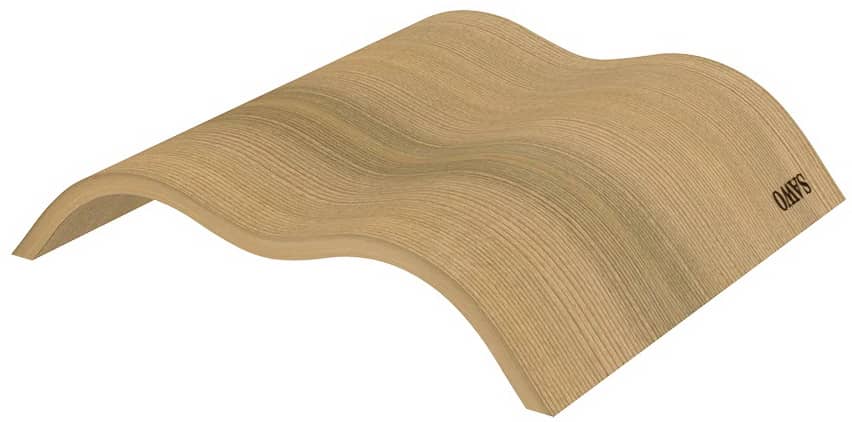 Підголівник SAWO 515-D Wave для сауни з кедра Підголівник SAWO 515-D Wave для сауни з кедра